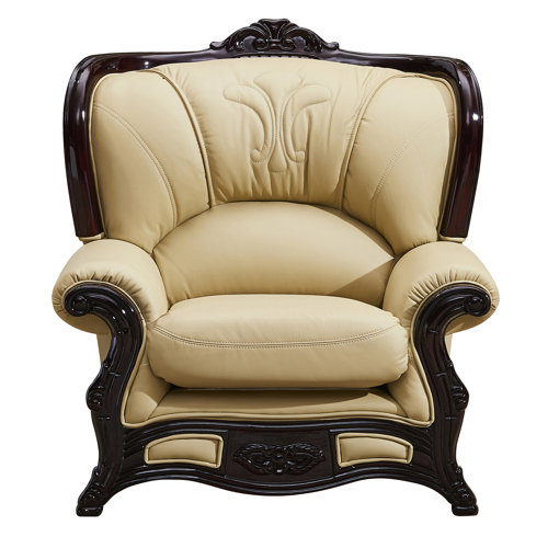 Astoria Grand Adelyn 3 Piece Leather Living Room Set Wayfair